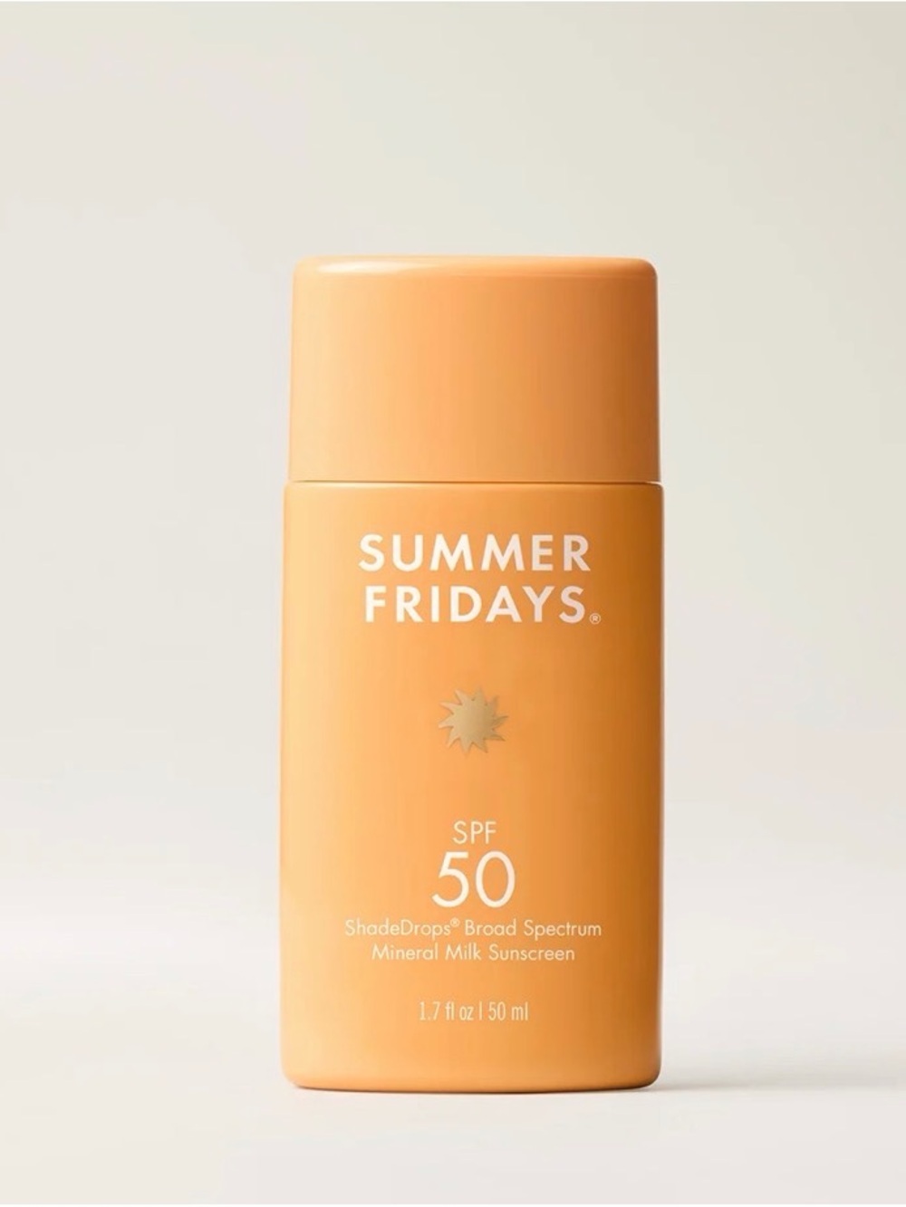 Summer Fridays ShadeDrops® Broad Spectrum SPF 50 Mineral Milk Sunscreen